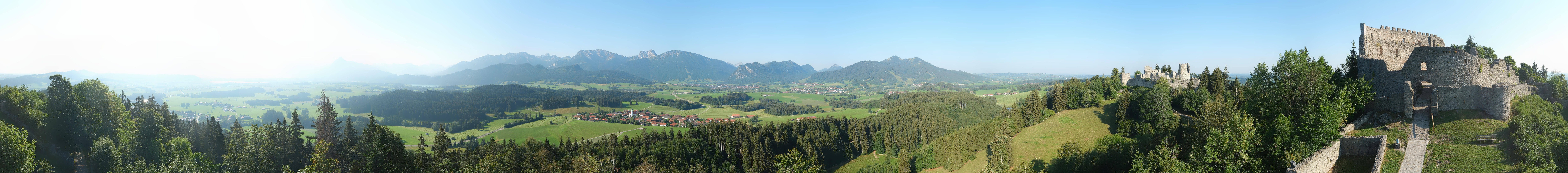Archiv Foto Webcam Ausblick Burgruine Eisenberg