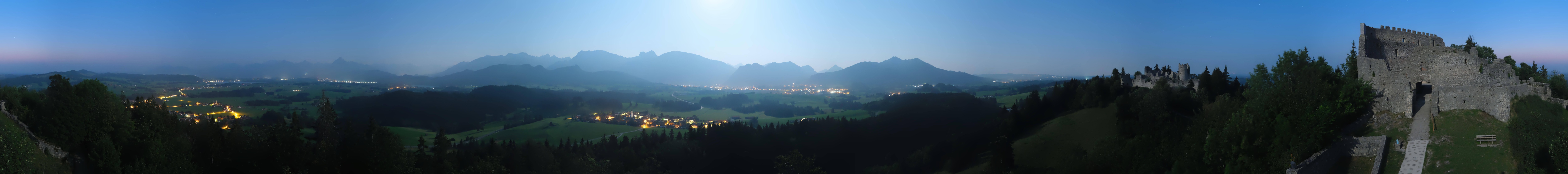 Archiv Foto Webcam Ausblick Burgruine Eisenberg