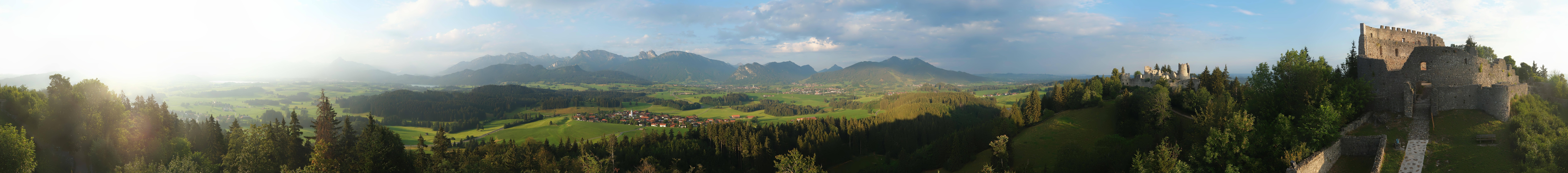 Archiv Foto Webcam Ausblick Burgruine Eisenberg