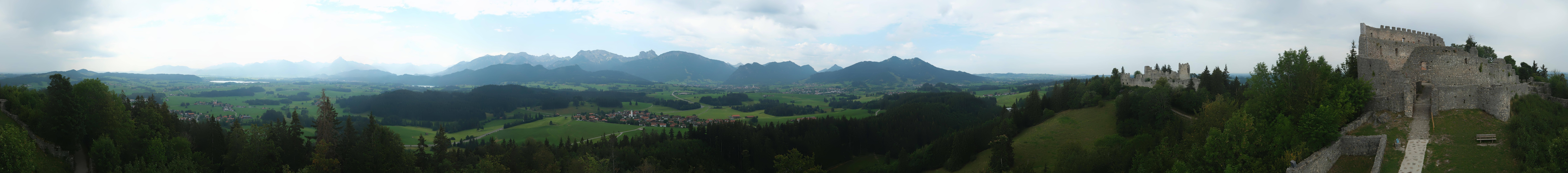 Archiv Foto Webcam Ausblick Burgruine Eisenberg