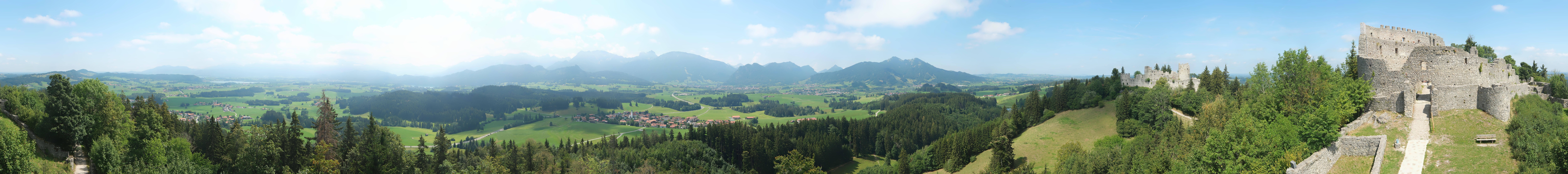 Archiv Foto Webcam Ausblick Burgruine Eisenberg
