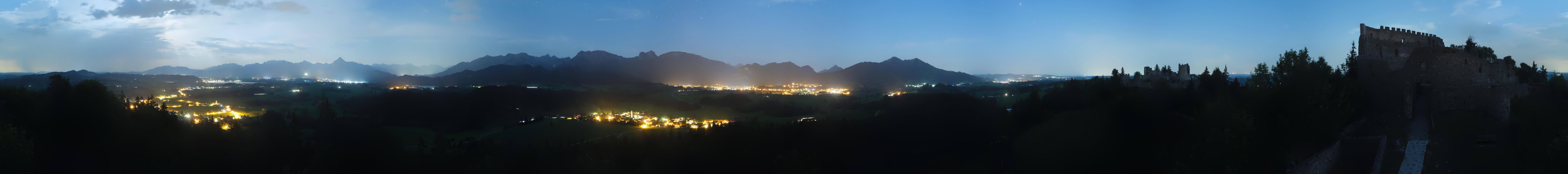 Archiv Foto Webcam Ausblick Burgruine Eisenberg