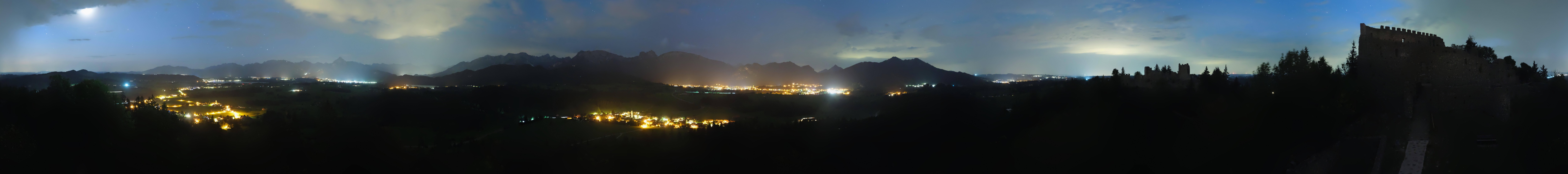 Archiv Foto Webcam Ausblick Burgruine Eisenberg