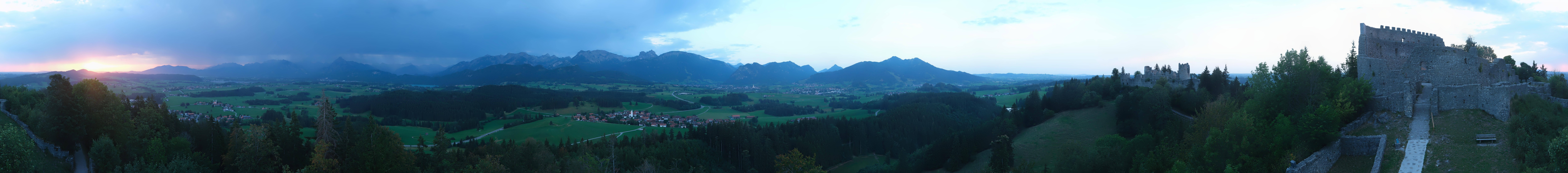 Archiv Foto Webcam Ausblick Burgruine Eisenberg