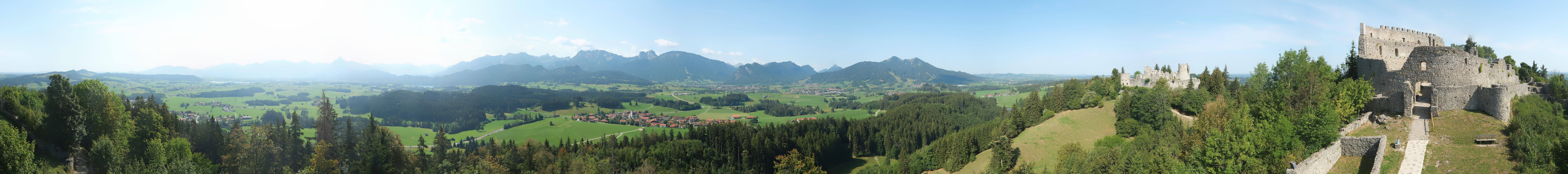 Archiv Foto Webcam Ausblick Burgruine Eisenberg