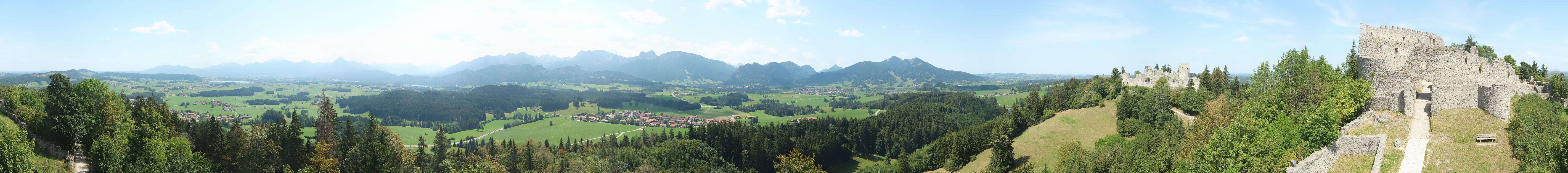 Archiv Foto Webcam Ausblick Burgruine Eisenberg