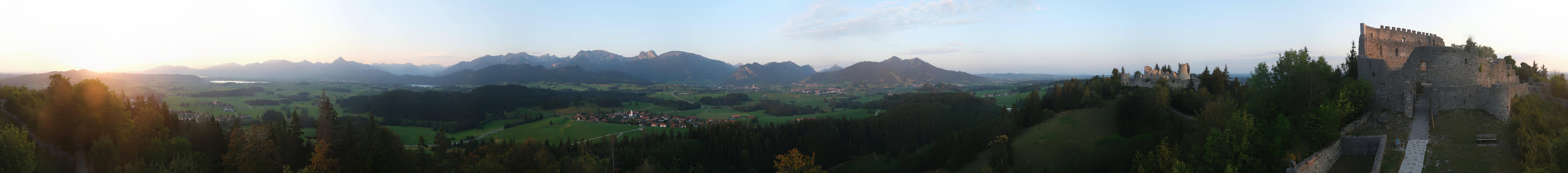Archiv Foto Webcam Ausblick Burgruine Eisenberg