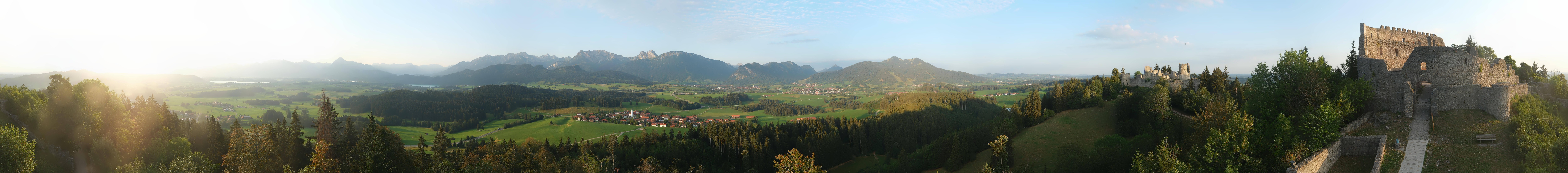 Archiv Foto Webcam Ausblick Burgruine Eisenberg