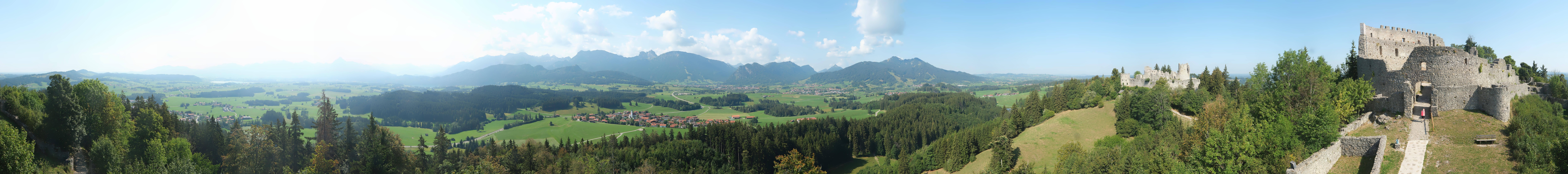 Archiv Foto Webcam Ausblick Burgruine Eisenberg