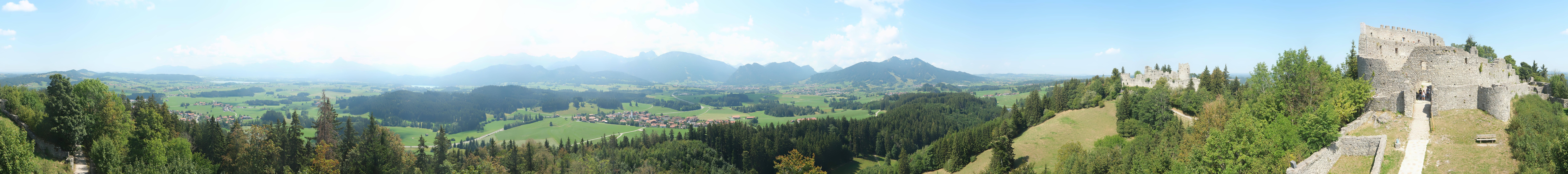 Archiv Foto Webcam Ausblick Burgruine Eisenberg