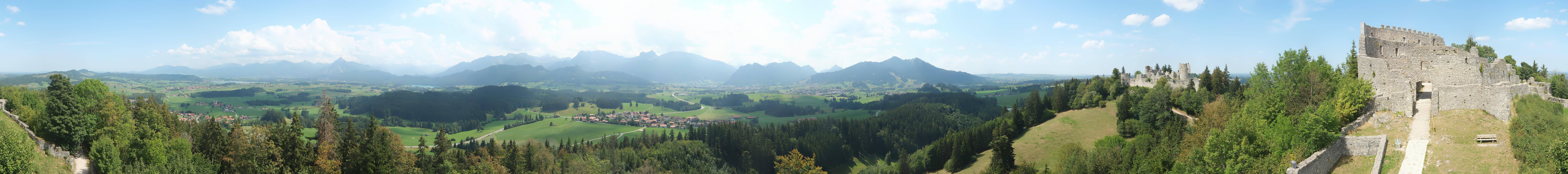 Archiv Foto Webcam Ausblick Burgruine Eisenberg