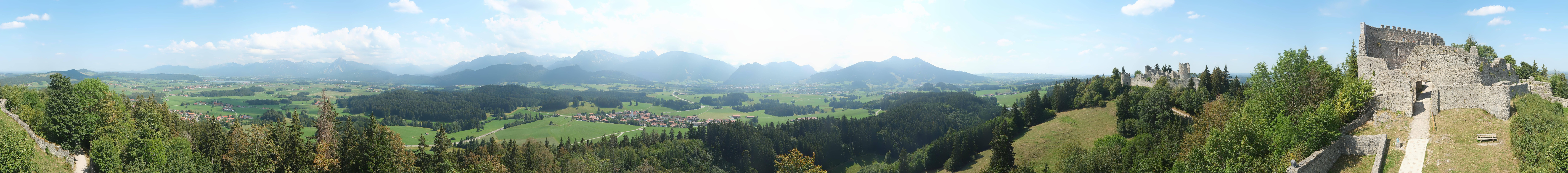 Archiv Foto Webcam Ausblick Burgruine Eisenberg