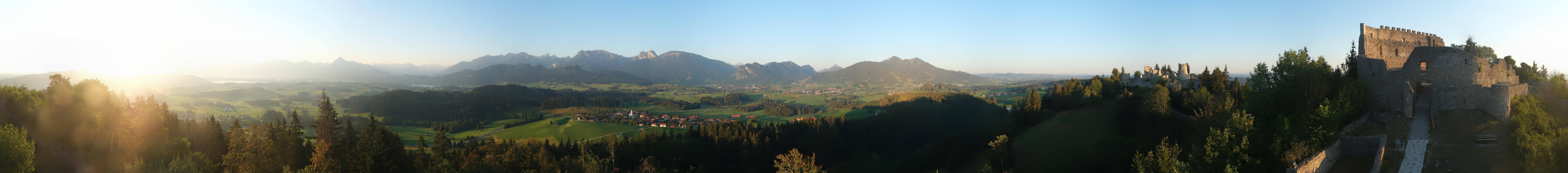 Archiv Foto Webcam Ausblick Burgruine Eisenberg