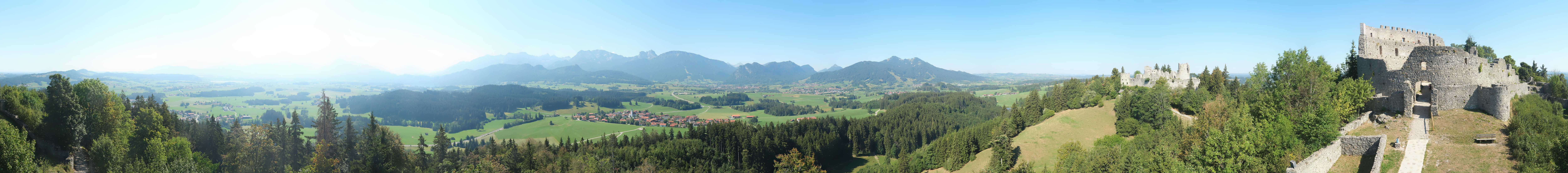 Archiv Foto Webcam Ausblick Burgruine Eisenberg