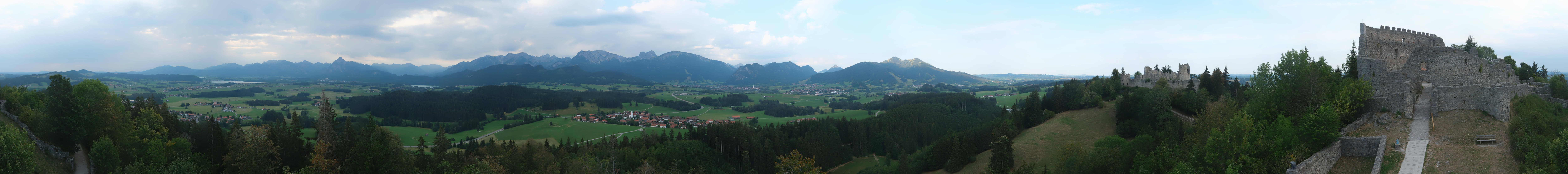 Archiv Foto Webcam Ausblick Burgruine Eisenberg