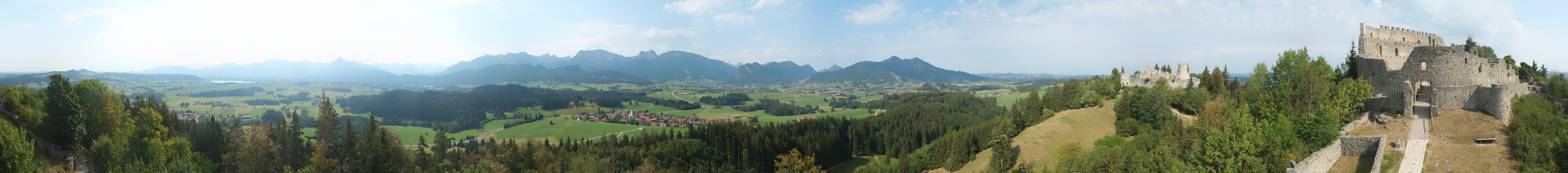 Archiv Foto Webcam Ausblick Burgruine Eisenberg