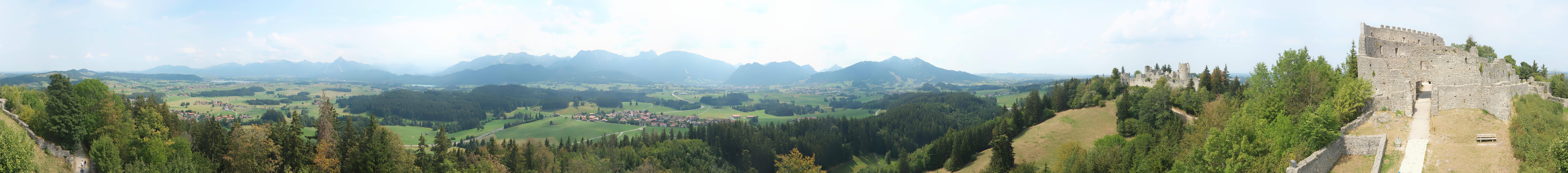 Archiv Foto Webcam Ausblick Burgruine Eisenberg