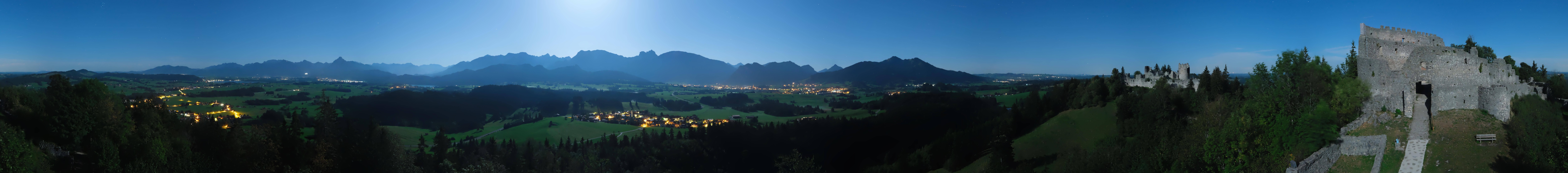 Archived image Webcam View Castle ruins Eisenberg