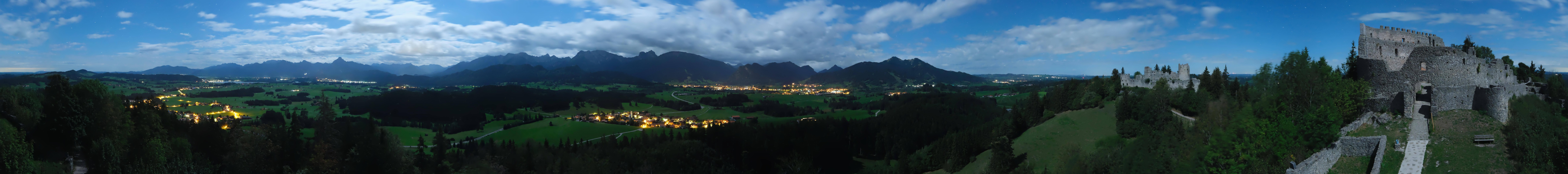 Archiv Foto Webcam Ausblick Burgruine Eisenberg