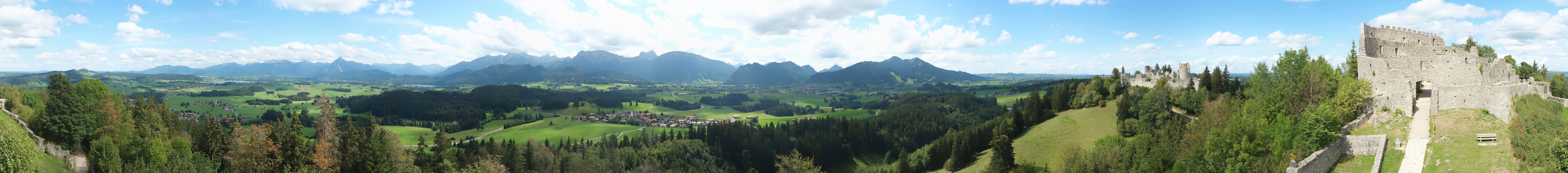 Archiv Foto Webcam Ausblick Burgruine Eisenberg