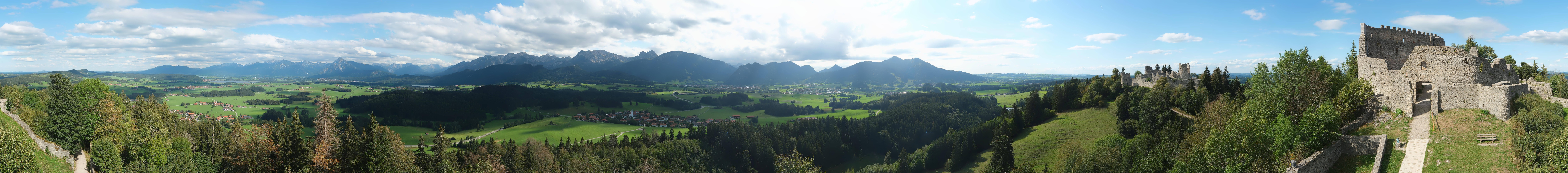 Archiv Foto Webcam Ausblick Burgruine Eisenberg