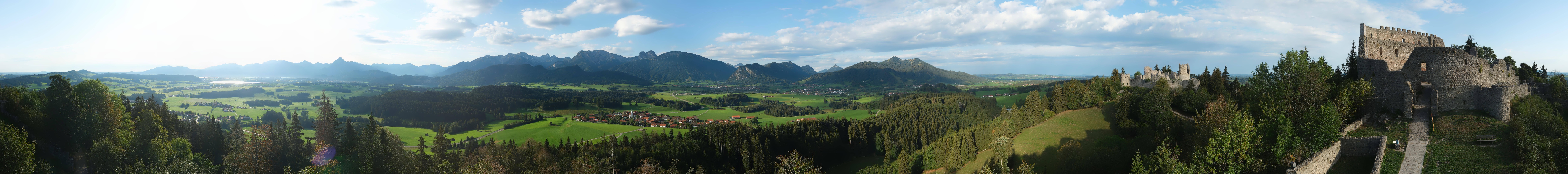 Archiv Foto Webcam Ausblick Burgruine Eisenberg