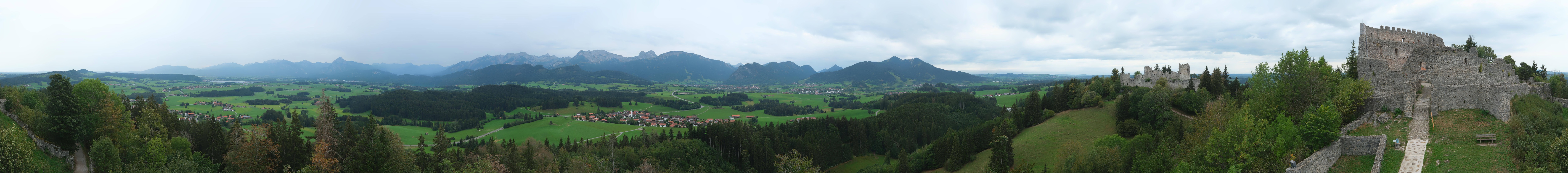 Archiv Foto Webcam Ausblick Burgruine Eisenberg