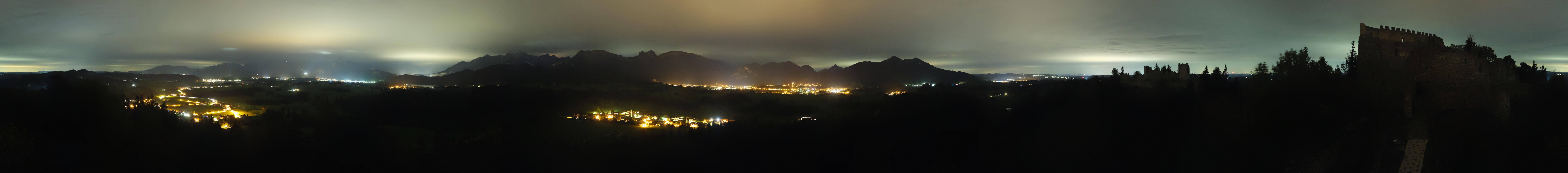 Archiv Foto Webcam Ausblick Burgruine Eisenberg