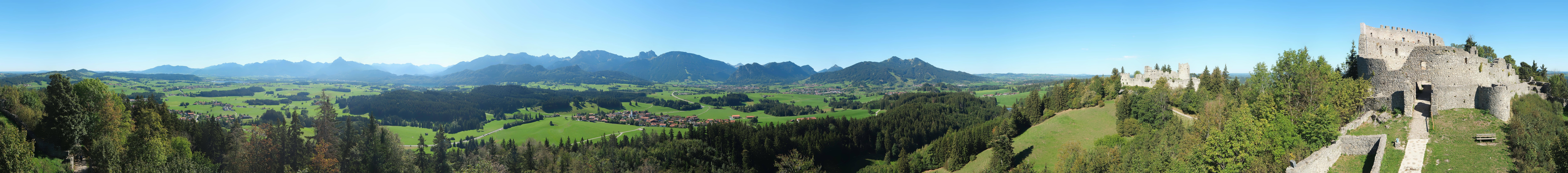 Archiv Foto Webcam Ausblick Burgruine Eisenberg