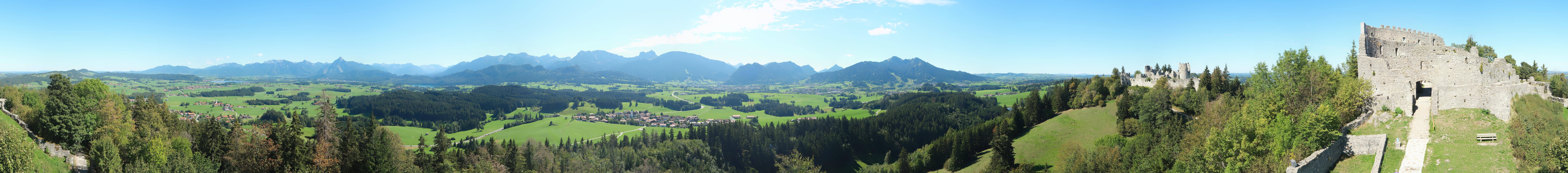 Archiv Foto Webcam Ausblick Burgruine Eisenberg
