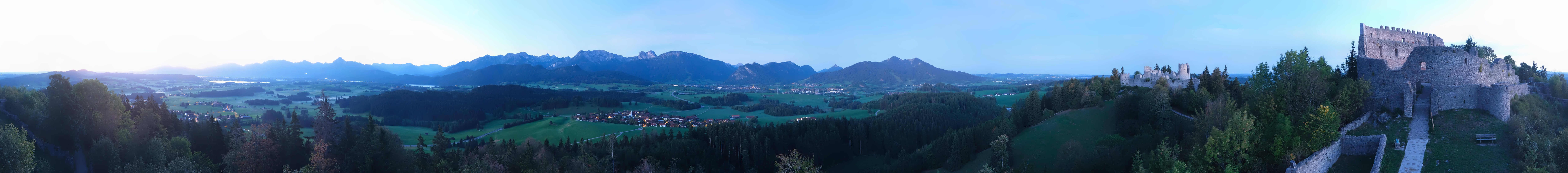 Archiv Foto Webcam Ausblick Burgruine Eisenberg