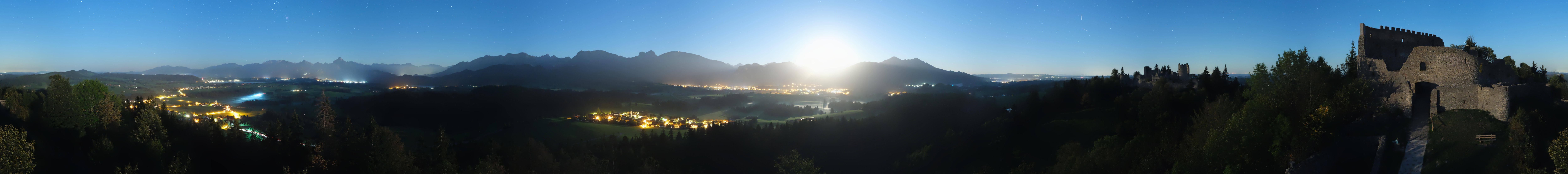 Archiv Foto Webcam Ausblick Burgruine Eisenberg