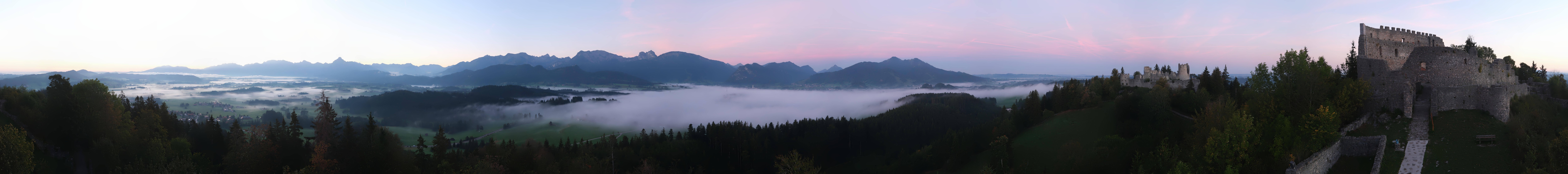 Archiv Foto Webcam Ausblick Burgruine Eisenberg