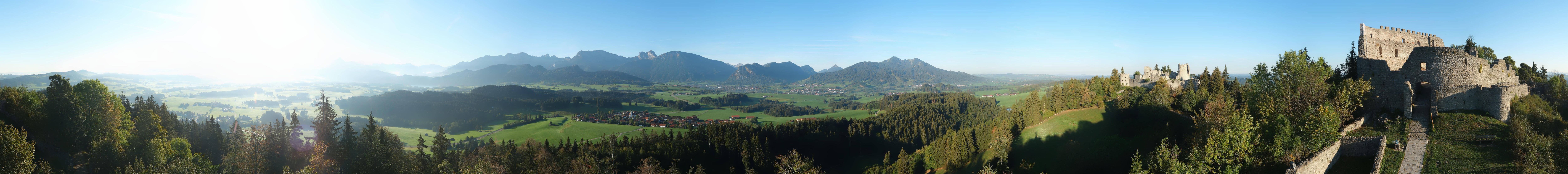 Archiv Foto Webcam Ausblick Burgruine Eisenberg