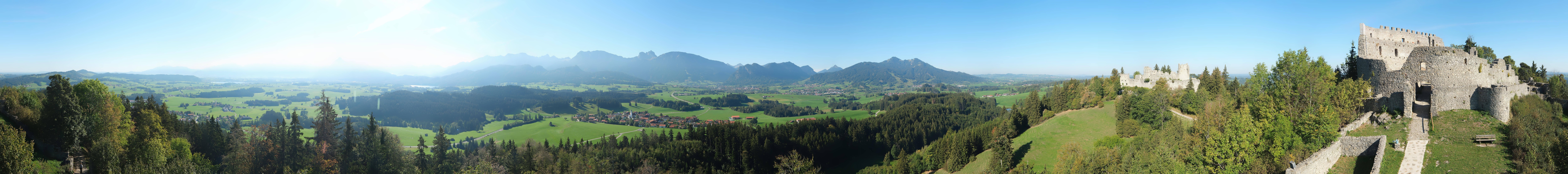 Archiv Foto Webcam Ausblick Burgruine Eisenberg