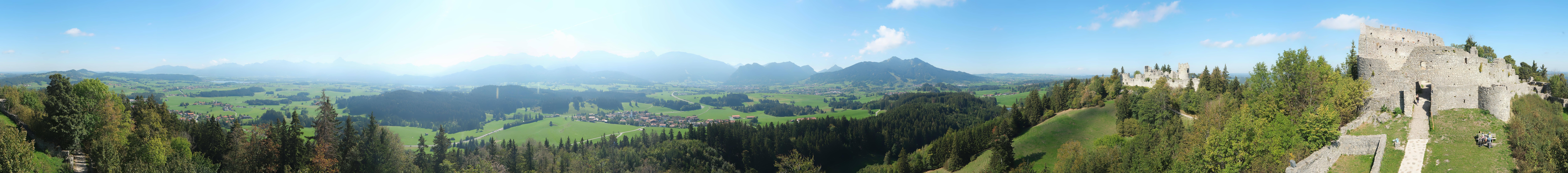 Archiv Foto Webcam Ausblick Burgruine Eisenberg