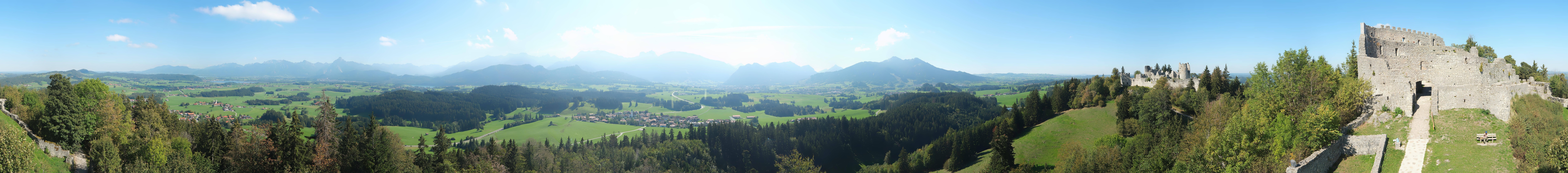 Archiv Foto Webcam Ausblick Burgruine Eisenberg