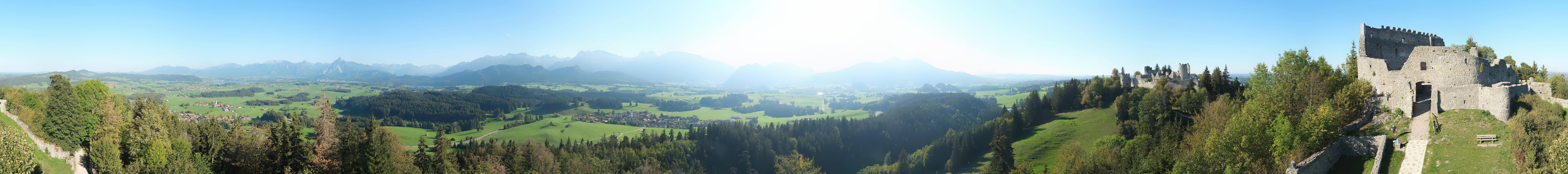 Archiv Foto Webcam Ausblick Burgruine Eisenberg