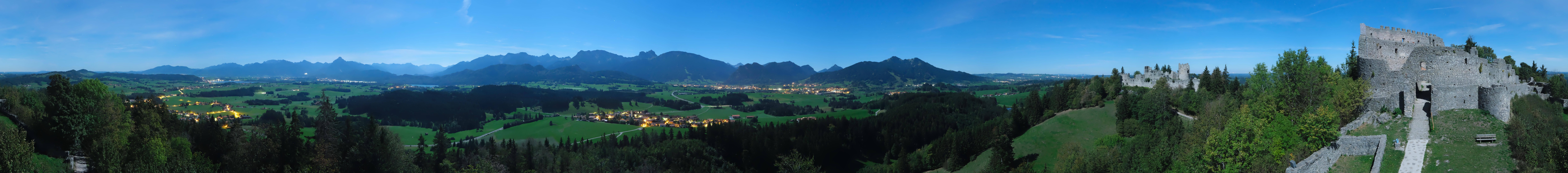 Archiv Foto Webcam Ausblick Burgruine Eisenberg