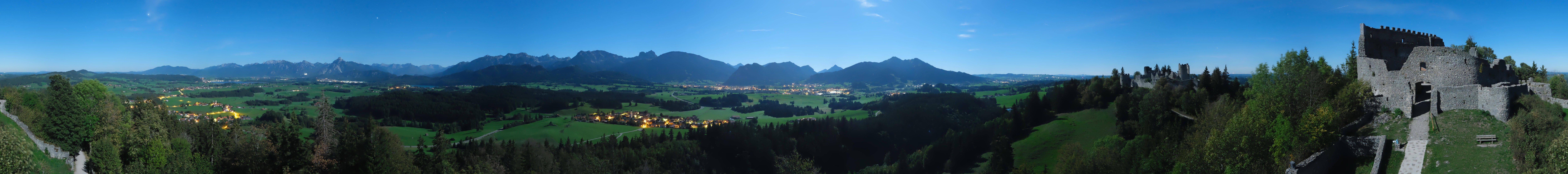 Archiv Foto Webcam Ausblick Burgruine Eisenberg
