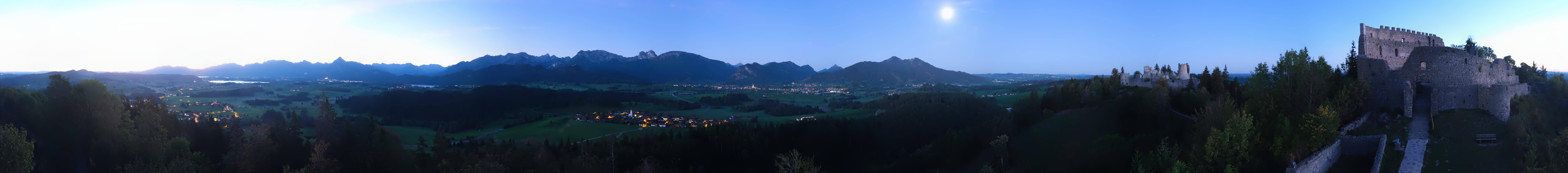 Archiv Foto Webcam Ausblick Burgruine Eisenberg