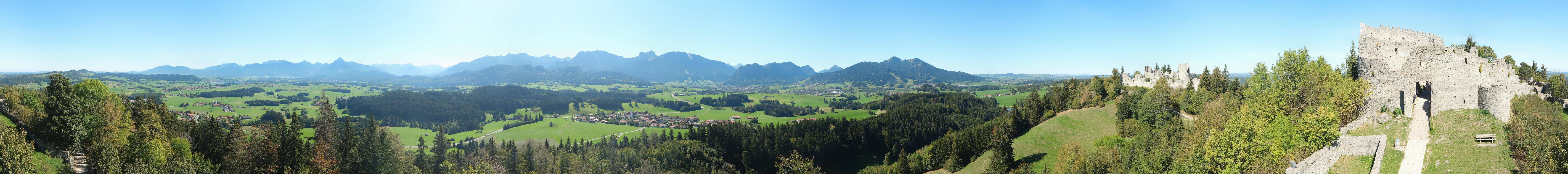 Archiv Foto Webcam Ausblick Burgruine Eisenberg
