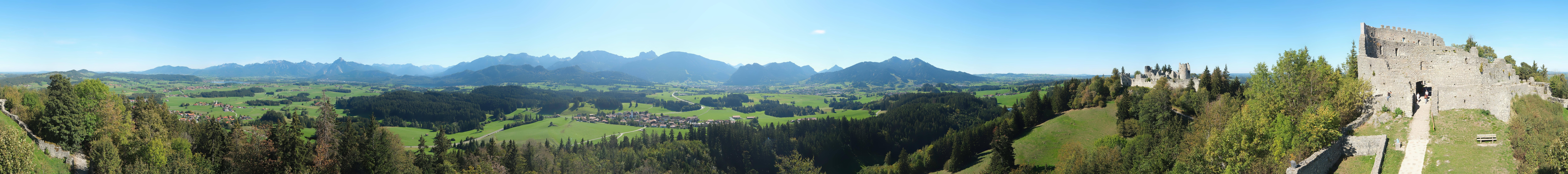 Archiv Foto Webcam Ausblick Burgruine Eisenberg
