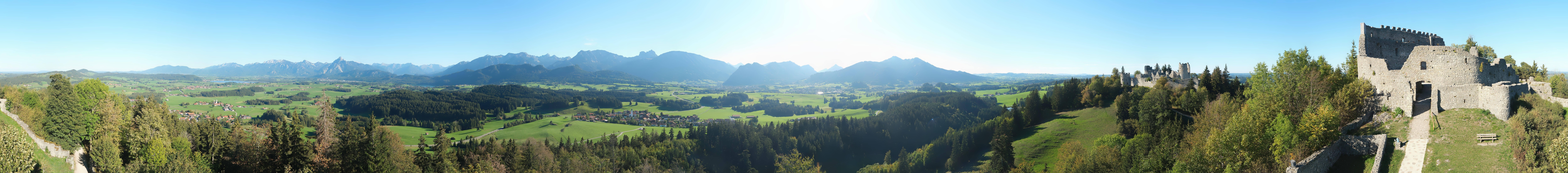 Archiv Foto Webcam Ausblick Burgruine Eisenberg