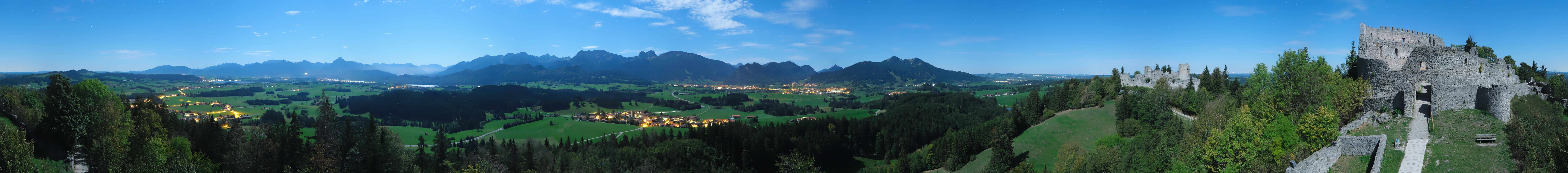 Archiv Foto Webcam Ausblick Burgruine Eisenberg