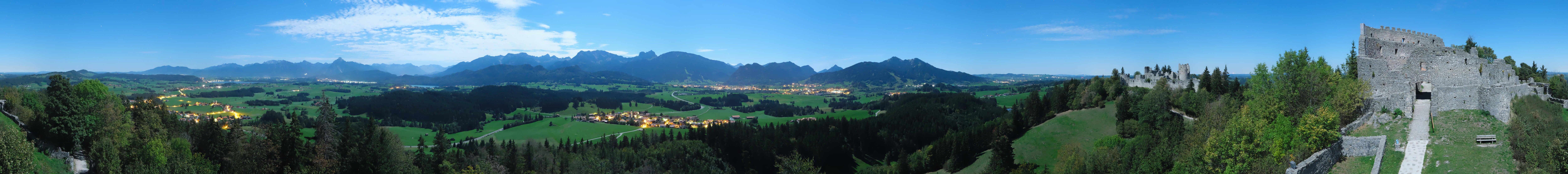Archiv Foto Webcam Ausblick Burgruine Eisenberg