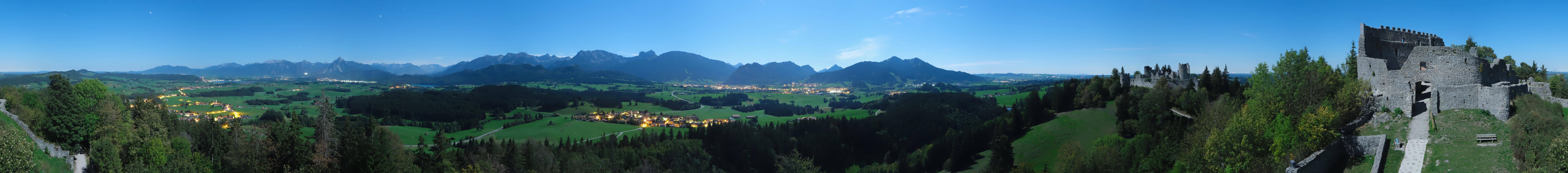 Archiv Foto Webcam Ausblick Burgruine Eisenberg