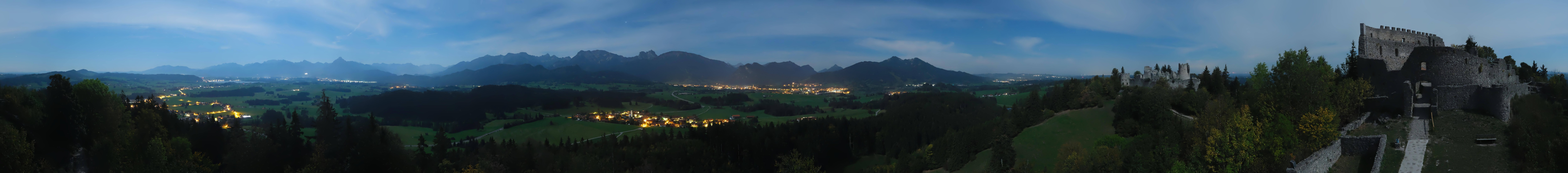 Archiv Foto Webcam Ausblick Burgruine Eisenberg
