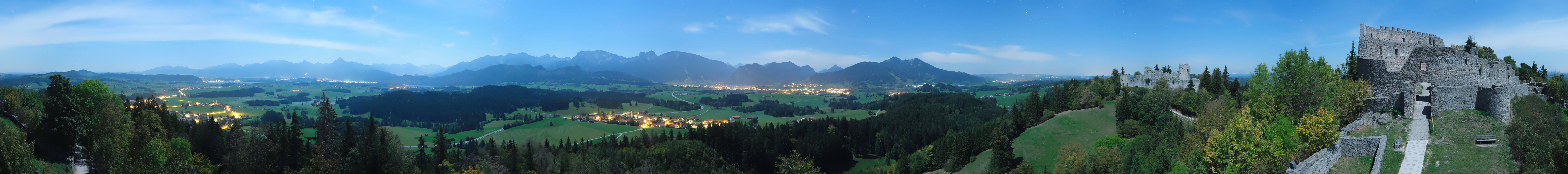 Archiv Foto Webcam Ausblick Burgruine Eisenberg