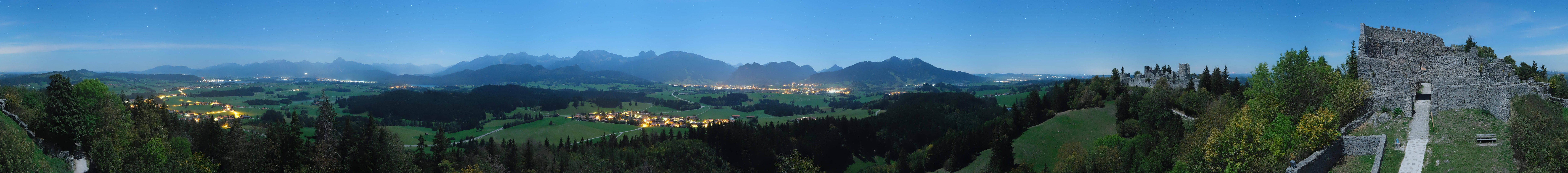 Archiv Foto Webcam Ausblick Burgruine Eisenberg